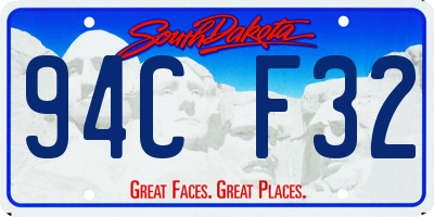 SD license plate 94CF32