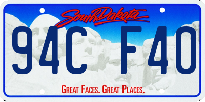 SD license plate 94CF40