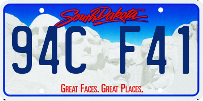 SD license plate 94CF41