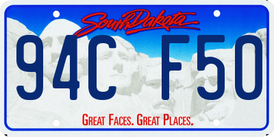 SD license plate 94CF50