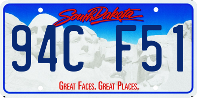 SD license plate 94CF51