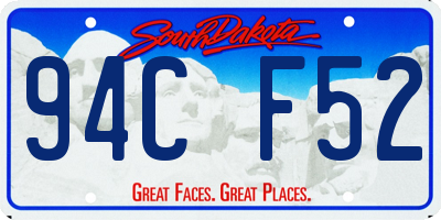 SD license plate 94CF52