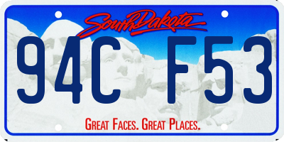 SD license plate 94CF53