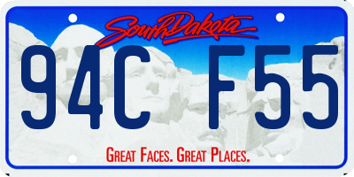 SD license plate 94CF55
