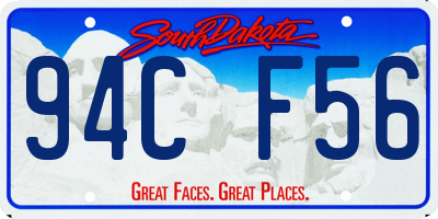 SD license plate 94CF56