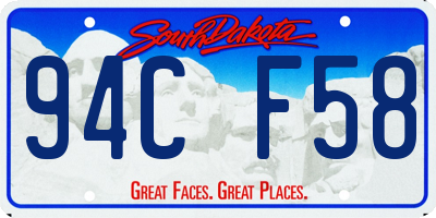 SD license plate 94CF58