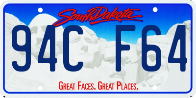 SD license plate 94CF64
