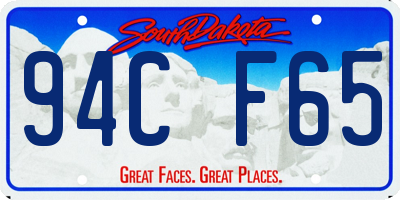SD license plate 94CF65