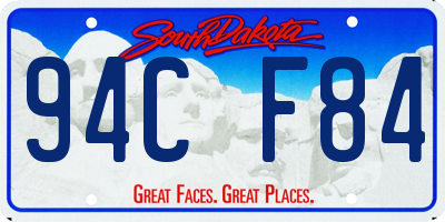 SD license plate 94CF84