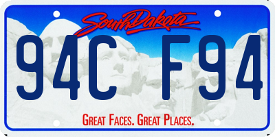 SD license plate 94CF94