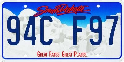 SD license plate 94CF97