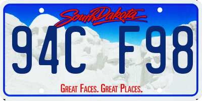 SD license plate 94CF98
