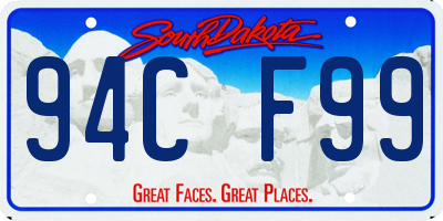 SD license plate 94CF99