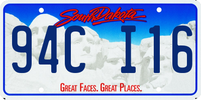 SD license plate 94CI16