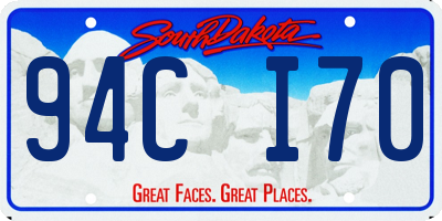 SD license plate 94CI70