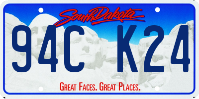 SD license plate 94CK24