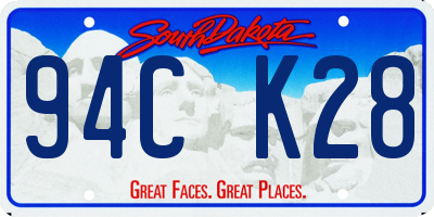 SD license plate 94CK28