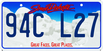 SD license plate 94CL27
