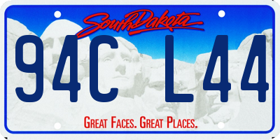 SD license plate 94CL44