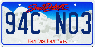 SD license plate 94CN03