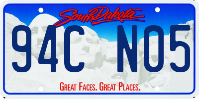 SD license plate 94CN05