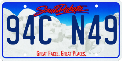 SD license plate 94CN49