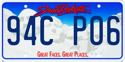 SD license plate 94CP06