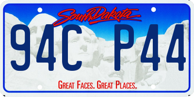 SD license plate 94CP44