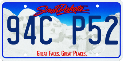 SD license plate 94CP52