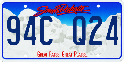 SD license plate 94CQ24