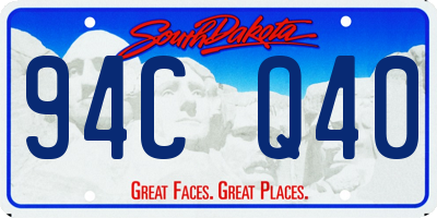 SD license plate 94CQ40