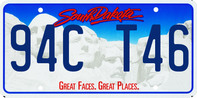 SD license plate 94CT46