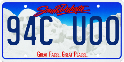 SD license plate 94CU00