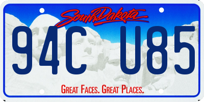 SD license plate 94CU85