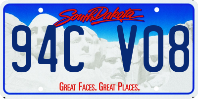 SD license plate 94CV08