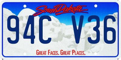 SD license plate 94CV36