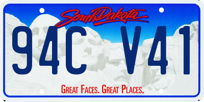 SD license plate 94CV41