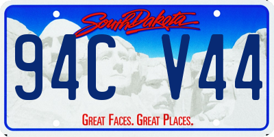 SD license plate 94CV44