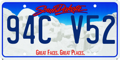 SD license plate 94CV52