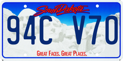 SD license plate 94CV70
