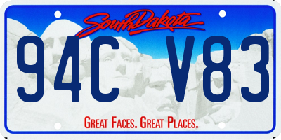 SD license plate 94CV83