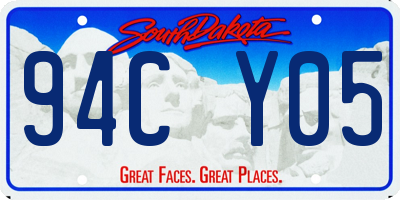 SD license plate 94CY05