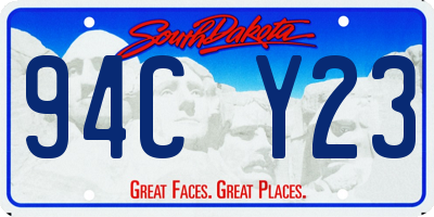 SD license plate 94CY23