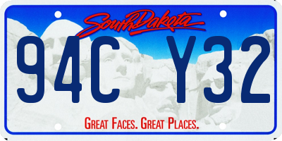 SD license plate 94CY32