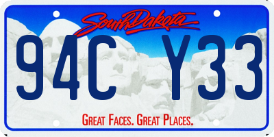 SD license plate 94CY33