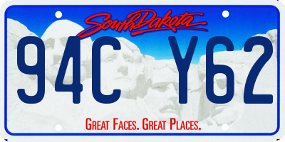 SD license plate 94CY62