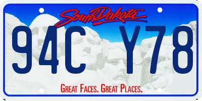SD license plate 94CY78