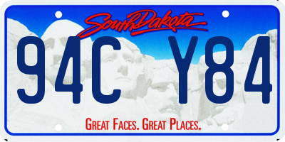SD license plate 94CY84