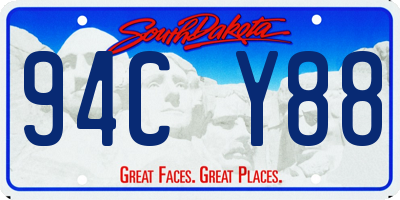 SD license plate 94CY88