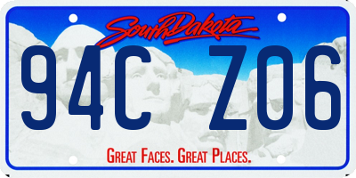 SD license plate 94CZ06